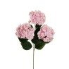 Lot de 12 - Tige artificielle d'hortensia arborescens impression 3D X3, 70 cm - rose 