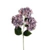 Lot de 12 - Tige artificielle d'hortensia arborescens impression 3D X3, 70 cm - lavande lilas violet 