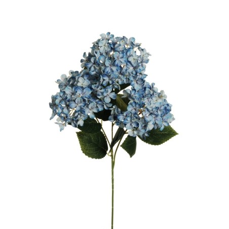 Lot de 12 - Tige artificielle d'hortensia arborescens impression 3D X3, 70 cm - bleu 