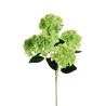 Lot de 12 - Tige artificielle d'hortensia impression 3D X5, 70 cm - vert 