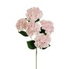 Lot de 12 - Tige artificielle d'hortensia impression 3D X5, 70 cm - rose clair 