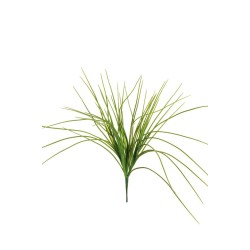 Lot de 36 - Buisson artificiel d'herbe caoutchouc X3, 47 cm - vert 