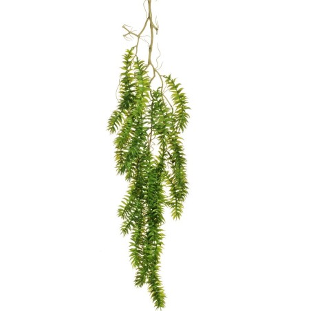Lot de 24 - Buisson suspendu artificiel d'araucaria caoutchouc, 98 cm - vert 