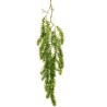 Lot de 24 - Buisson suspendu artificiel d'araucaria caoutchouc, 98 cm - vert 