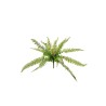 Lot de 12 - Buisson artificiel de fougère de Boston caoutchouc, 56 cm - vert 