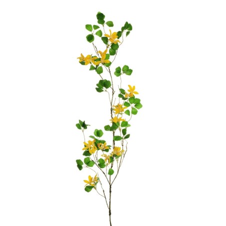 Lot de 24 - Branche artificielle de forsythia, 118 cm - jaune 