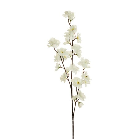 Lot de 36 - Tige artificielle de fleurs de pêcher X3, 66 cm - blanc 