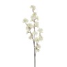 Lot de 36 - Tige artificielle de fleurs de pêcher X3, 66 cm - blanc 