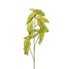 Lot de 24 - Tige artificielle de caladium toucher réel impression 3D X3, 82 cm - vert rouge 