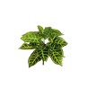 Lot de 15 - Buisson artificiel d'anthurium toucher réel impression 3D X12, 34 cm - vert 