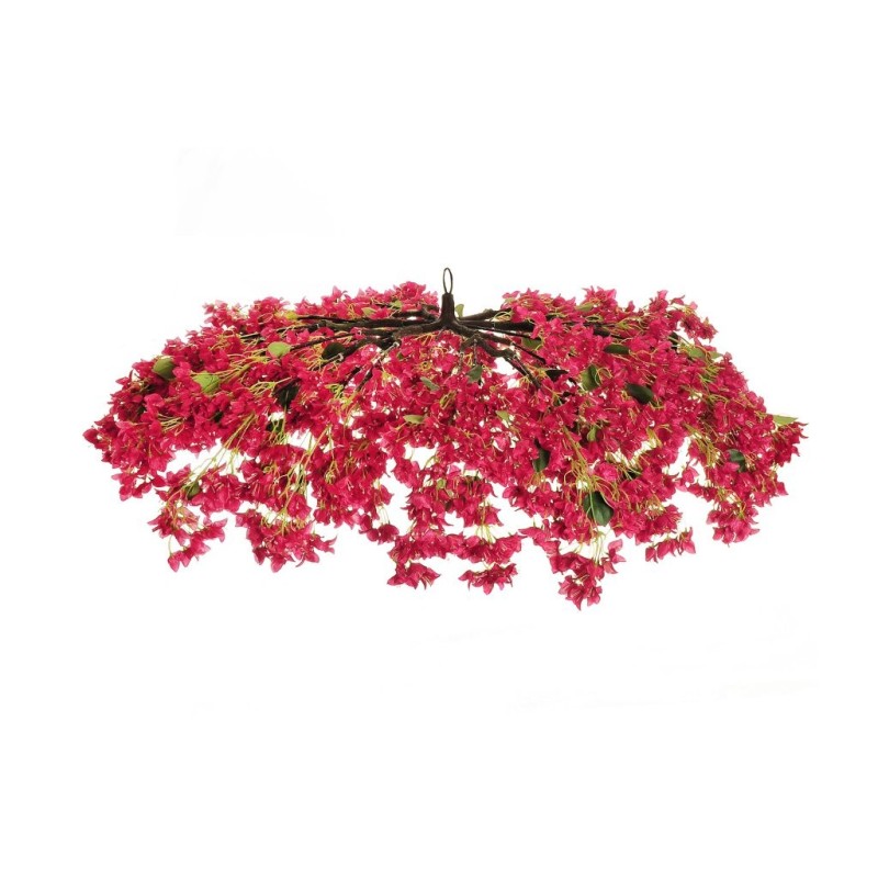 Bougainvillier artificiel suspendu en parasol D. 140 cm - fuchsia 