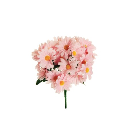 Lot de 36 - Mini buisson artificiel de marguerites X7, 32 cm - rose 
