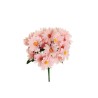 Lot de 36 - Mini buisson artificiel de marguerites X7, 32 cm - rose 