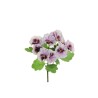 Lot de 24 - Buisson artificiel de pensées X5, 31 cm - lilas 