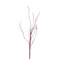 Lot de 60 - Bouquet artificiel mousse X7, 67 cm - rouge 