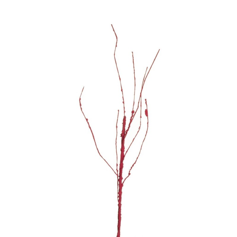 Lot de 60 - Bouquet artificiel mousse X7, 67 cm - rouge 