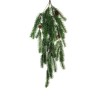 Lot de 6 - Buisson suspendu artificiel de pin X7 avec pommes de pin, 86 cm - vert 
