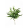 Lot de 6 - Bouquet artificiel de cyprès caoutchouc X3, 48 cm - vert 