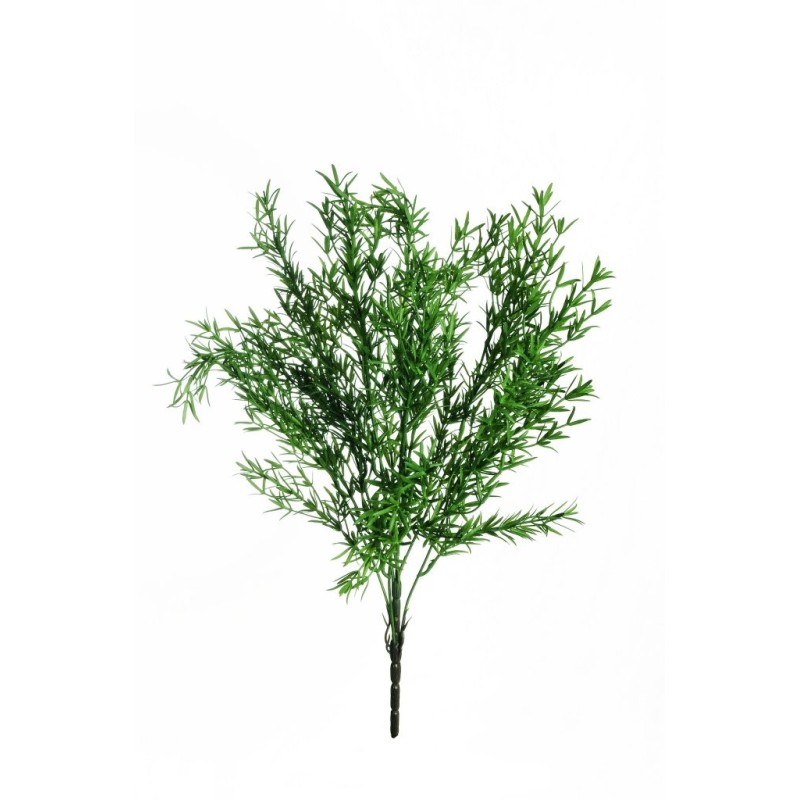 Lot de 12 - Buisson artificiel de romarin X7, 58 cm - vert 