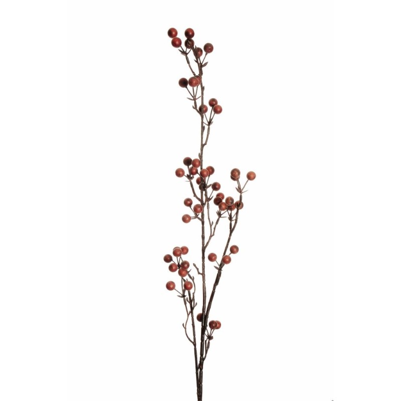 Lot de 24 - Tige artificielle de baies d'automne, 83 cm - marron rouille 