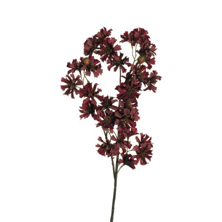 Lot de 24 - Tige artificielle de coréopsis, 78 cm - bordeaux 