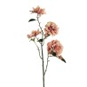 Lot de 12 - Longue tige artificielle de camélia, 95 cm - rose 