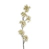 Lot de 24 - Tige artificielle de fleurs de poirier X6, 94 cm - crème 