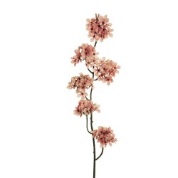 Lot de 24 - Tige artificielle de fleurs de poirier X6, 94 cm - rose 