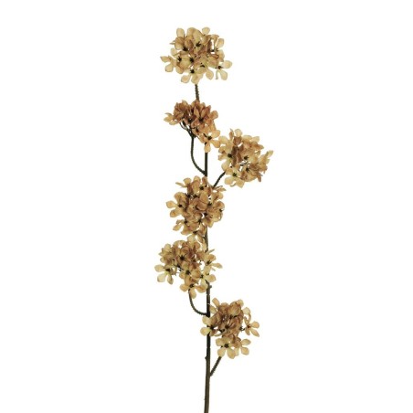 Lot de 24 - Tige artificielle de fleurs de poirier X6, 94 cm - marron clair 