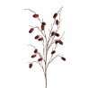Lot de 12 - Branche artificielle de glands, 107 cm - marron bordeaux 