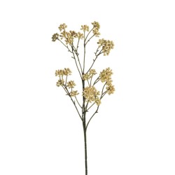 Lot de 24 - Tige artificielle de baies, 71 cm - rose crème 