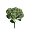 Lot de 12 - Buisson artificiel d'hortensia d'automne X5, 49 cm - vert violet 