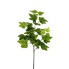Lot de 24 - Tige artificielle de lierre toucher réel X3, 66 cm - vert 
