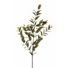 Lot de 16 - Tige artificielle de myrte impression 3D, 92 cm - vert marron 