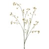 Lot de 12 - Branche artificielle de baies de Noël métallisée, 122 cm - or 