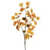 Lot de 12 - Branche artificielle d'érable, 112 cm - orange vert 