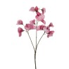 Lot de 24 - Tige artificielle de pois de senteur toucher réel X3, 67 cm - mauve 