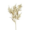 Lot de 24 - Tige artificielle de fougère métallisée X3, 80 cm - or 