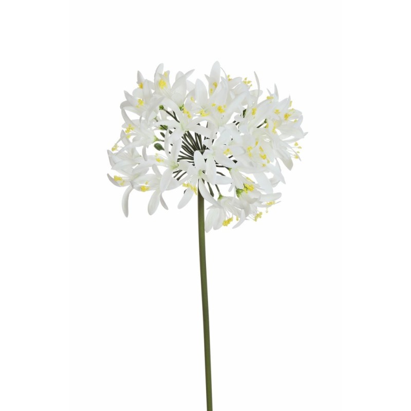 Lot de 12 - Agapanthe artificielle, 82 cm - blanc 