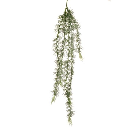 Lot de 60 - Buisson suspendu artificiel de cèdre anti-UV ignifugé, 80 cm - vert gris 
