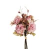 Lot de 12 - Bouquet artificiel de pivoines X6, 39 cm - rose 