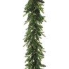Lot de 6 - Guirlande artificielle de pin lumineuse 250 LED, 270 cm - vert 