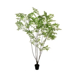 Plante artificielle koelreuteria fougère en pot, 250 cm - vert 