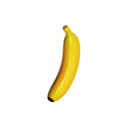 Lot de 24 - Banane artificielle, 18 cm - jaune 