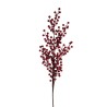 Lot de 12 - Tige artificielle de baies d'ilex, 94 cm - rouge 