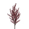Lot de 12 - Branche artificielle de baies d'ilex, 120 cm - rouge 