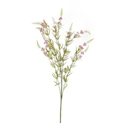 Lot de 24 Veronica tige x5 avec feuilles en plastique, 96 cm artificiel fuchsia 